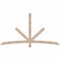 Ekena Millwork Alberta Smooth Timber Gable Bracket, Douglas Fir, 84"W x 45"H x 3 1/2"D x 3 1/2"F, 13/12 Pitch GBW084X45X0404ALB00SDF - alternate 1